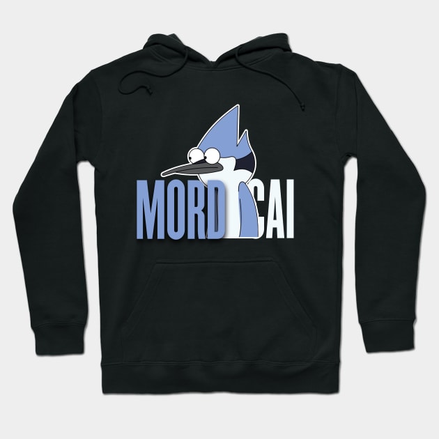 Mordecai's Whimsical Portrait Hoodie by StickersMan